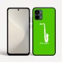 כיסוי בעיצוב אישי עם השם שלך לדגם - Motorola Moto G34 5G בעיצוב סקסופון