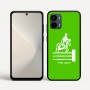 כיסוי בעיצוב אישי עם השם שלך לדגם - Motorola Moto G34 5G בעיצוב רוכב סוסים
