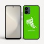 כיסוי בעיצוב אישי עם השם שלך לדגם - Motorola Moto G34 5G בעיצוב אופנוע שלג
