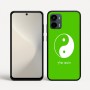 כיסוי בעיצוב אישי עם השם שלך לדגם - Motorola Moto G34 5G בעיצוב סמל יינג יאנג