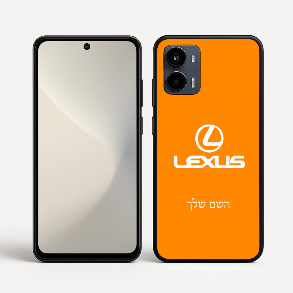 כיסוי בעיצוב אישי עם השם שלך לדגם - Motorola Moto G34 5G בעיצוב לקסוס