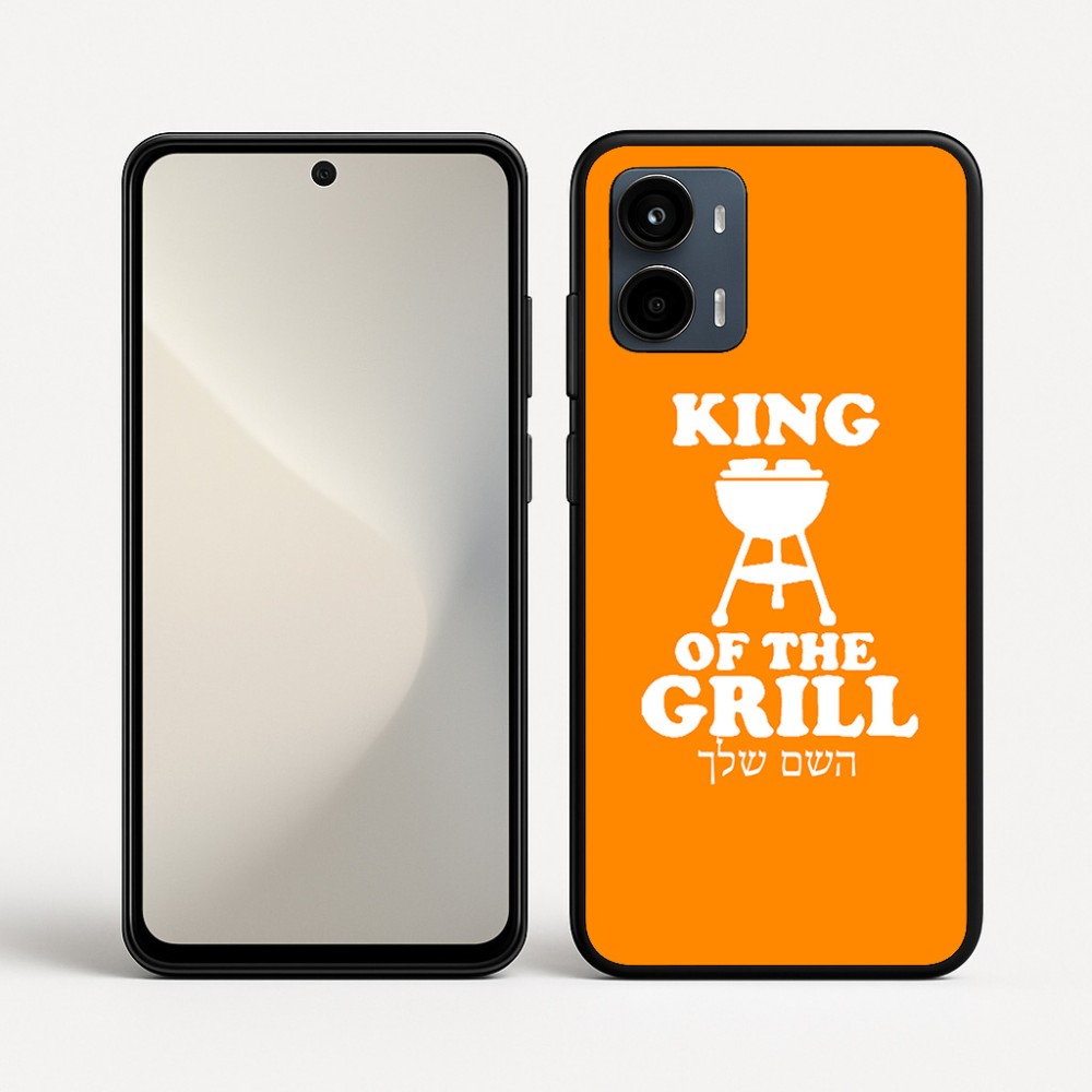 כיסוי בעיצוב אישי עם השם שלך לדגם - Motorola Moto G34 5G בעיצוב מלך הגריל