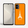 כיסוי בעיצוב אישי עם השם שלך לדגם - Motorola Moto G34 5G בעיצוב מגדל אייפל