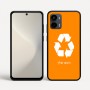 כיסוי בעיצוב אישי עם השם שלך לדגם - Motorola Moto G34 5G בעיצוב למחזר