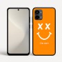 כיסוי בעיצוב אישי עם השם שלך לדגם - Motorola Moto G34 5G בעיצוב סמיילי