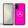 כיסוי בעיצוב אישי עם השם שלך לדגם - Motorola Moto G34 5G בעיצוב מרצדס-בנץ