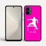 כיסוי בעיצוב אישי עם השם שלך לדגם - Motorola Moto G34 5G בעיצוב קפיצת משוכות