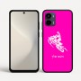 כיסוי בעיצוב אישי עם השם שלך לדגם - Motorola Moto G34 5G בעיצוב אופנוע שלג