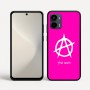כיסוי בעיצוב אישי עם השם שלך לדגם - Motorola Moto G34 5G בעיצוב אנרכיה