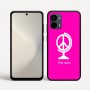 כיסוי בעיצוב אישי עם השם שלך לדגם - Motorola Moto G34 5G בעיצוב גלובוסי שלום