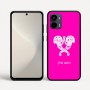כיסוי בעיצוב אישי עם השם שלך לדגם - Motorola Moto G34 5G בעיצוב פרחי קרן