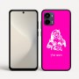 כיסוי בעיצוב אישי עם השם שלך לדגם - Motorola Moto G34 5G בעיצוב סנטה קלאוס