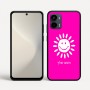 כיסוי בעיצוב אישי עם השם שלך לדגם - Motorola Moto G34 5G בעיצוב שמש