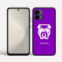כיסוי בעיצוב אישי עם השם שלך לדגם - Motorola Moto G34 5G בעיצוב פרצוף בולדוג