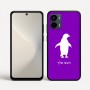 כיסוי בעיצוב אישי עם השם שלך לדגם - Motorola Moto G34 5G בעיצוב פינגווין