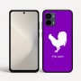 כיסוי בעיצוב אישי עם השם שלך לדגם - Motorola Moto G34 5G בעיצוב תרנגול