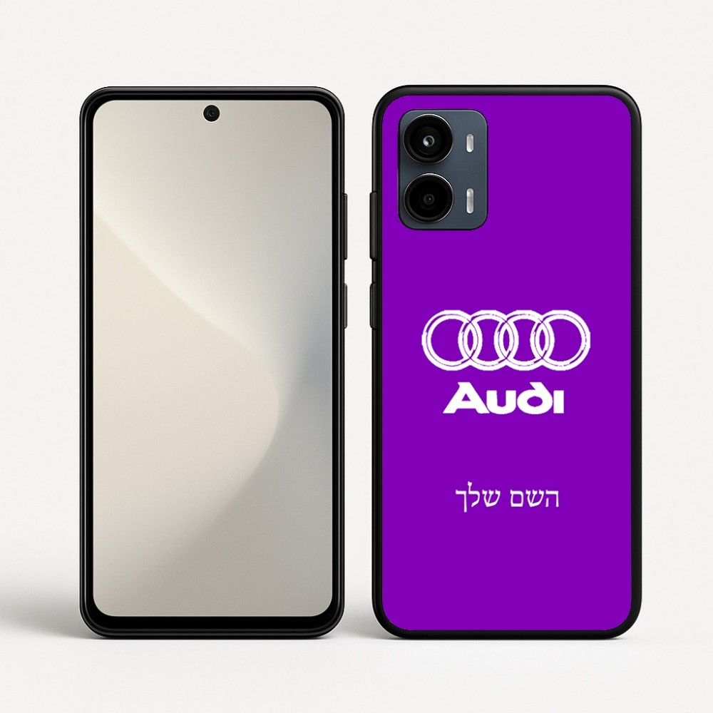 כיסוי בעיצוב אישי עם השם שלך לדגם - Motorola Moto G34 5G בעיצוב אאודי