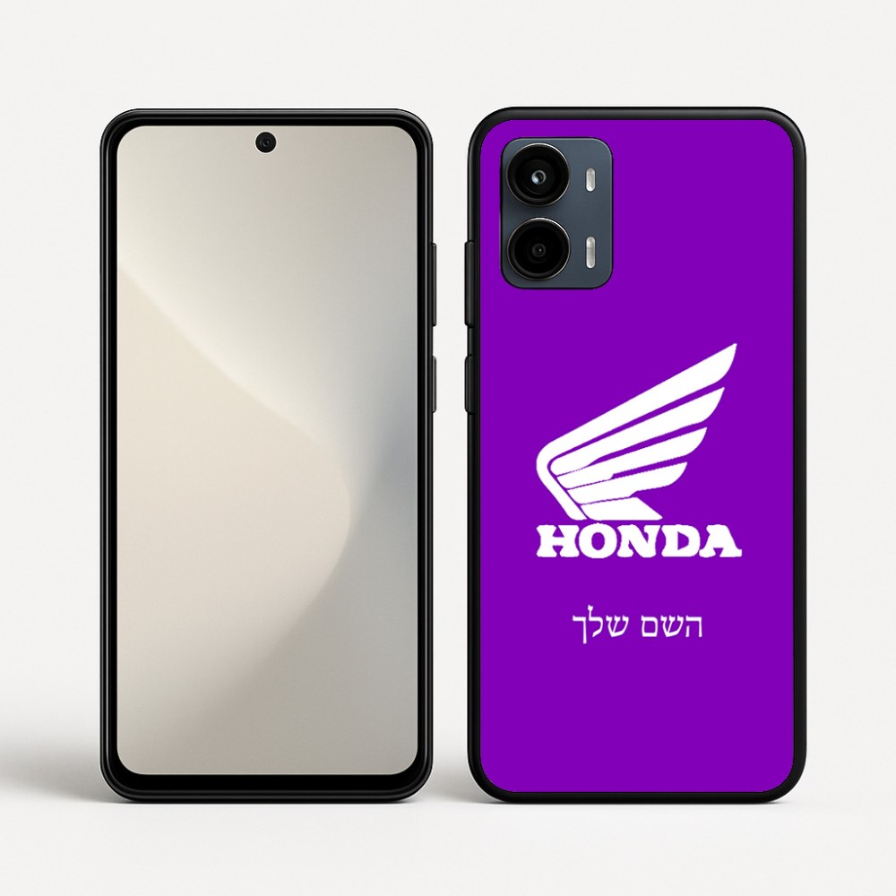 כיסוי בעיצוב אישי עם השם שלך לדגם - Motorola Moto G34 5G בעיצוב הונדה