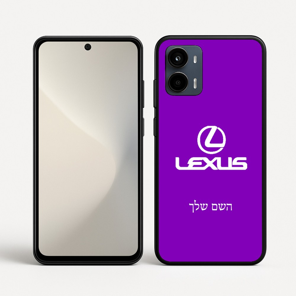 כיסוי בעיצוב אישי עם השם שלך לדגם - Motorola Moto G34 5G בעיצוב לקסוס