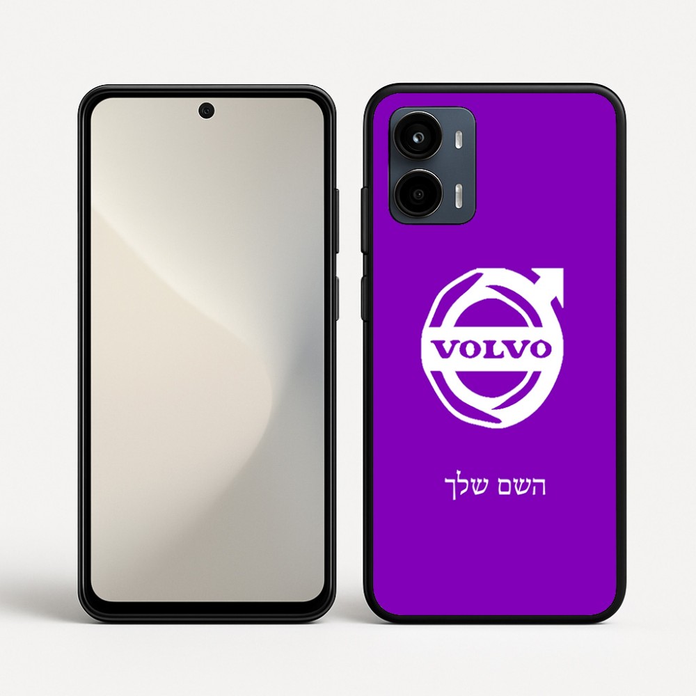 כיסוי בעיצוב אישי עם השם שלך לדגם - Motorola Moto G34 5G בעיצוב וולוו