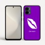 כיסוי בעיצוב אישי עם השם שלך לדגם - Motorola Moto G34 5G בעיצוב שפתיים - נשיקה