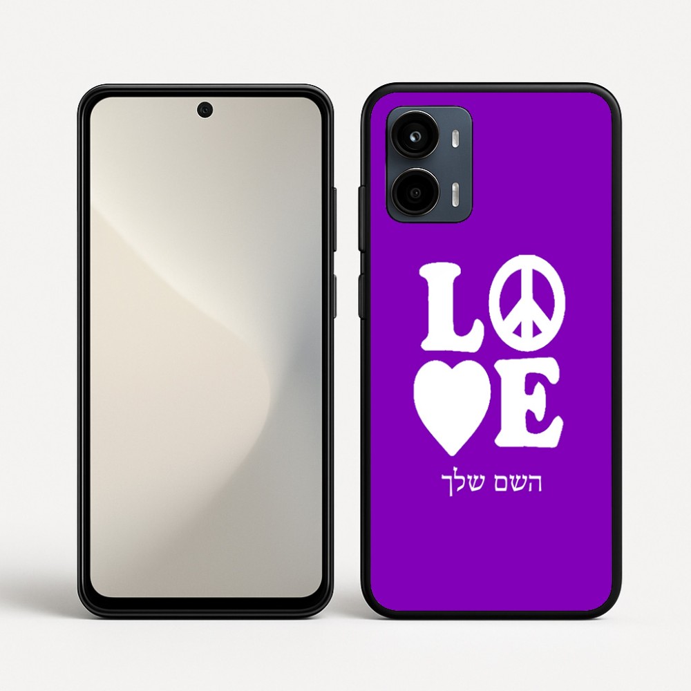 כיסוי בעיצוב אישי עם השם שלך לדגם - Motorola Moto G34 5G בעיצוב אהבה