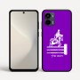כיסוי בעיצוב אישי עם השם שלך לדגם - Motorola Moto G34 5G בעיצוב רוכב סוסים