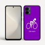 כיסוי בעיצוב אישי עם השם שלך לדגם - Motorola Moto G34 5G בעיצוב אופניים אולימפיים
