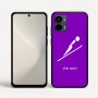 כיסוי בעיצוב אישי עם השם שלך לדגם - Motorola Moto G34 5G בעיצוב קפיצת סקי אולימפית