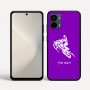 כיסוי בעיצוב אישי עם השם שלך לדגם - Motorola Moto G34 5G בעיצוב אופנוע שלג
