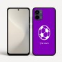 כיסוי בעיצוב אישי עם השם שלך לדגם - Motorola Moto G34 5G בעיצוב כדורגל כדור כדורגל