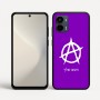 כיסוי בעיצוב אישי עם השם שלך לדגם - Motorola Moto G34 5G בעיצוב אנרכיה