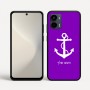 כיסוי בעיצוב אישי עם השם שלך לדגם - Motorola Moto G34 5G בעיצוב לעגן