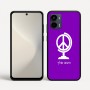 כיסוי בעיצוב אישי עם השם שלך לדגם - Motorola Moto G34 5G בעיצוב גלובוסי שלום