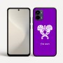 כיסוי בעיצוב אישי עם השם שלך לדגם - Motorola Moto G34 5G בעיצוב פרחי קרן