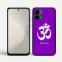 כיסוי בעיצוב אישי עם השם שלך לדגם - Motorola Moto G34 5G בעיצוב סמל אום