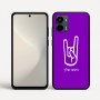 כיסוי בעיצוב אישי עם השם שלך לדגם - Motorola Moto G34 5G בעיצוב יד סלע