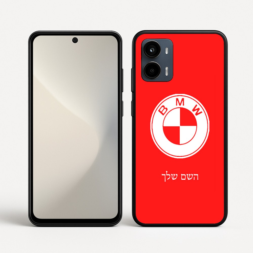 כיסוי בעיצוב אישי עם השם שלך לדגם - Motorola Moto G34 5G בעיצוב ב.מ.וו