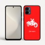 כיסוי בעיצוב אישי עם השם שלך לדגם - Motorola Moto G34 5G בעיצוב הארלי-דיווידסון