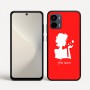 כיסוי בעיצוב אישי עם השם שלך לדגם - Motorola Moto G34 5G בעיצוב אהבת נשים