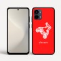 כיסוי בעיצוב אישי עם השם שלך לדגם - Motorola Moto G34 5G בעיצוב רוכב טרקטורונים