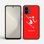 כיסוי בעיצוב אישי עם השם שלך לדגם - Motorola Moto G34 5G בעיצוב סקי אולימפי