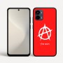 כיסוי בעיצוב אישי עם השם שלך לדגם - Motorola Moto G34 5G בעיצוב אנרכיה
