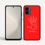 כיסוי בעיצוב אישי עם השם שלך לדגם - Motorola Moto G34 5G בעיצוב יד
