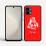 כיסוי בעיצוב אישי עם השם שלך לדגם - Motorola Moto G34 5G בעיצוב סנטה קלאוס