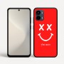 כיסוי בעיצוב אישי עם השם שלך לדגם - Motorola Moto G34 5G בעיצוב סמיילי