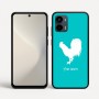 כיסוי בעיצוב אישי עם השם שלך לדגם - Motorola Moto G34 5G בעיצוב תרנגול
