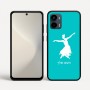 כיסוי בעיצוב אישי עם השם שלך לדגם - Motorola Moto G34 5G בעיצוב בלרינה