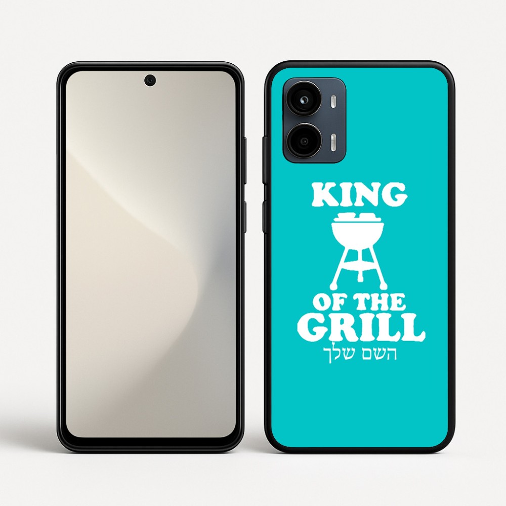 כיסוי בעיצוב אישי עם השם שלך לדגם - Motorola Moto G34 5G בעיצוב מלך הגריל