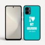 כיסוי בעיצוב אישי עם השם שלך לדגם - Motorola Moto G34 5G בעיצוב אוהב את החברה שלי